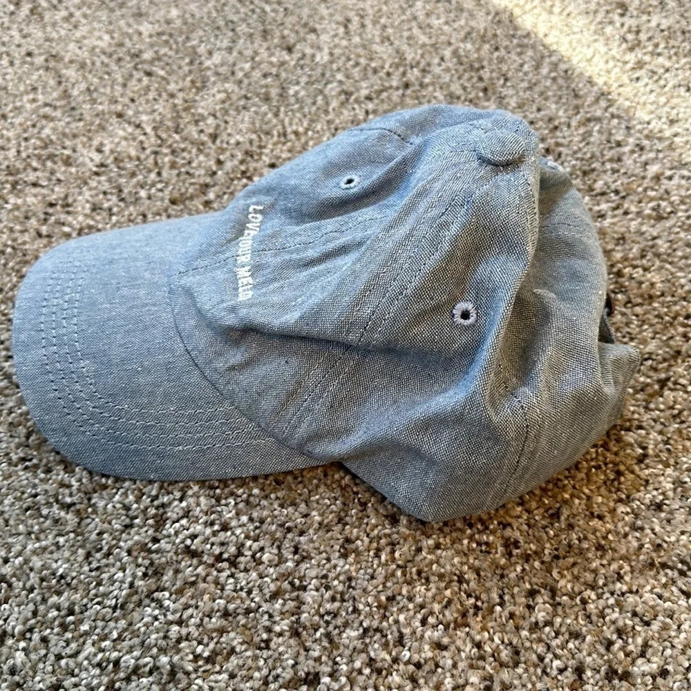 Love Your Melon Chambray Baseball Hat, NWOT - Picture 2 of 4